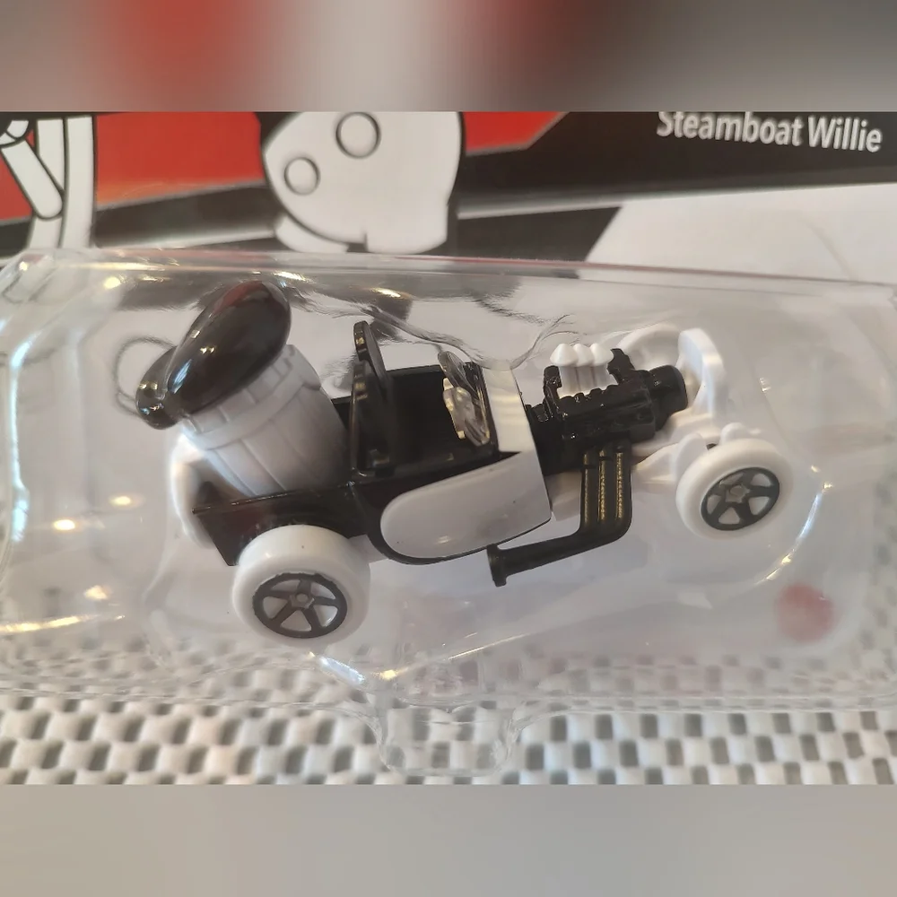 Disney Hot Wheels Character Cars Steamboat Willie NWT